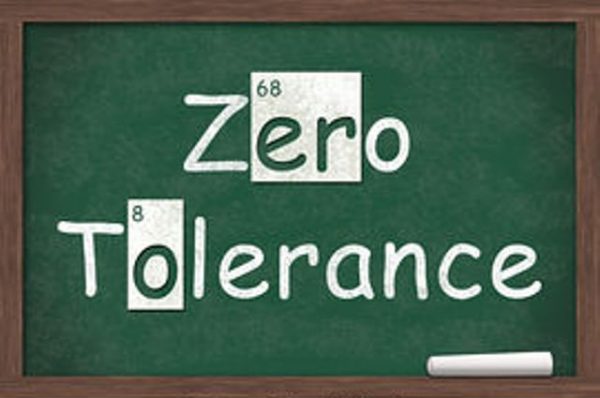 Zero Tolerance Policy